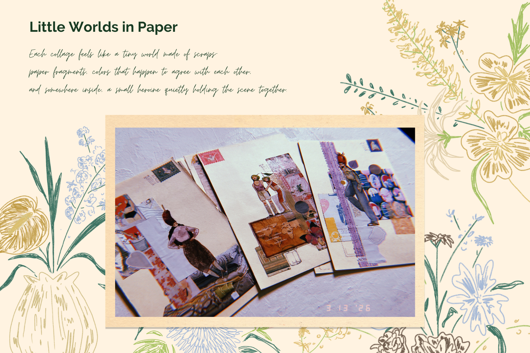 little worlds in paper
