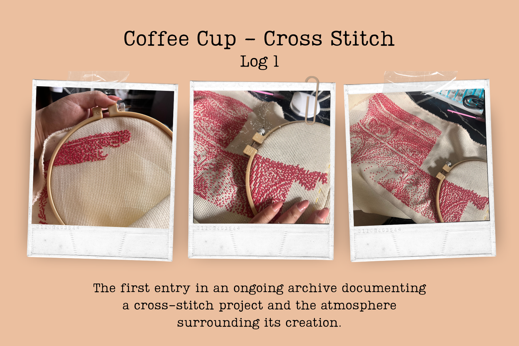 coffee Cup – cross stitch log 1: the first entry in an ongoing archive